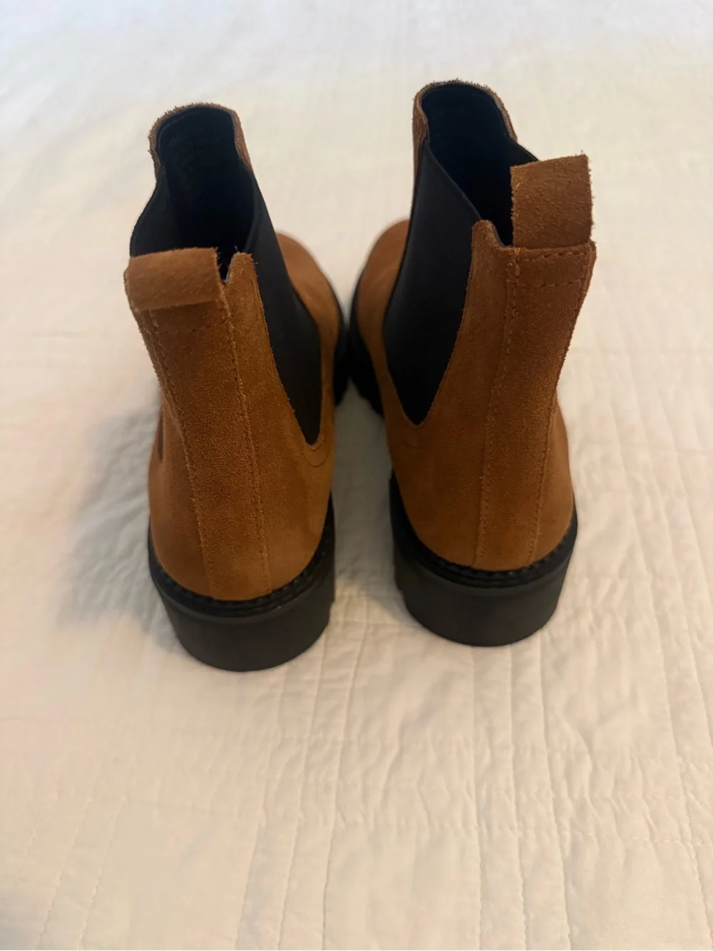 Caslon Brown Suede Chelsea Ankle Boots